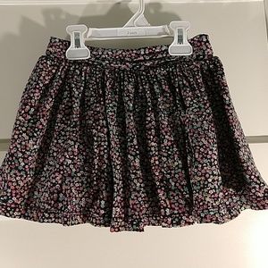 $3 girls knit flowered skirt